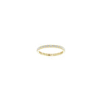 Diamond French-Set Eternity Band in 14K Gold or Platinum - 14K Yellow Gold