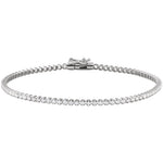 Diamond Lightweight Line Tennis Bracelet in 14K Gold - 14K White Gold