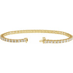 Diamond Line Tennis Bracelet in 14K Gold, 1 to 10 CT TW - 14K Yellow Gold