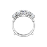 Diamond Ring Guard in 14K Gold, 1 1/5 to 2 1/2 CT TW - 14K White Gold