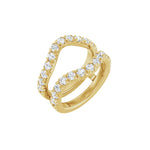 Diamond Ring Guard in 14K Gold, 1/2 to 1 1/2 CT TW - 14K Yellow Gold