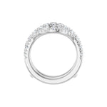 Diamond Ring Guard in 14K Gold, 1/2 to 1 1/2 CT TW - 14K White Gold