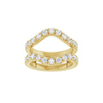 Diamond Ring Guard in 14K Gold, 1/2 to 1 1/2 CT TW - 14K Yellow Gold