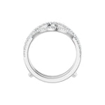 Diamond Ring Guard in 14K Gold, 1/2 to 1 1/2 CT TW - 14K White Gold