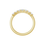 Diamond Seven-Stone Anniversary Band in 14K Gold or Platinum - 14K Yellow Gold