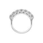 Diamond Share-Prong Seven-Stone Anniversary Band in 14K Gold or Platinum - 14K White Gold