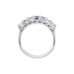 Diamond Share-Prong Seven-Stone Anniversary Band in 14K Gold or Platinum - 14K White Gold