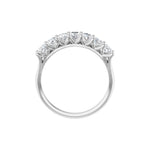 Diamond Share-Prong Seven-Stone Anniversary Band in 14K Gold or Platinum - 14K White Gold
