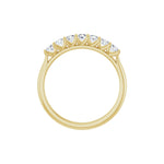 Diamond Share-Prong Seven-Stone Anniversary Band in 14K Gold or Platinum - 14K Yellow Gold