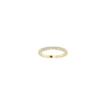 Diamond Shared-Prong Eternity Band in 14K Gold or Platinum - 14K Yellow Gold
