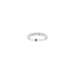 Diamond Shared-Prong Eternity Band in 14K Gold or Platinum - 14K White Gold