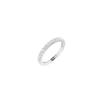 Diamond Shared-Prong Eternity Band in 14K Gold or Platinum - Platinum