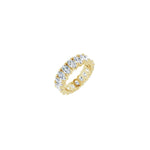 Diamond Shared-Prong Eternity Band in 14K Gold or Platinum - 14K Yellow Gold