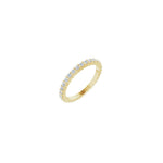 Diamond Shared-Prong Eternity Band in 14K Gold or Platinum - 14K Yellow Gold
