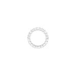 Diamond Shared U-Prong Eternity Band in 14K Gold - 14K White Gold