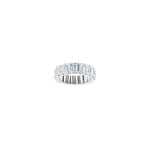 Diamond Shared U-Prong Eternity Band in 14K Gold - 14K White Gold