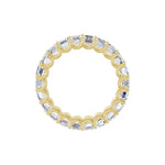 Diamond Shared U-Prong Eternity Band in 14K Gold - 14K Yellow Gold