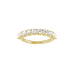 Diamond U-Prong Anniversary Band in 14K Gold - 14K Yellow Gold