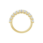 Diamond U-Prong Anniversary Band in 14K Gold - 14K Yellow Gold