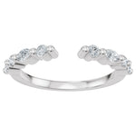 Diamond Vintage-Inspired Open Band in 14K Gold - 14K White Gold