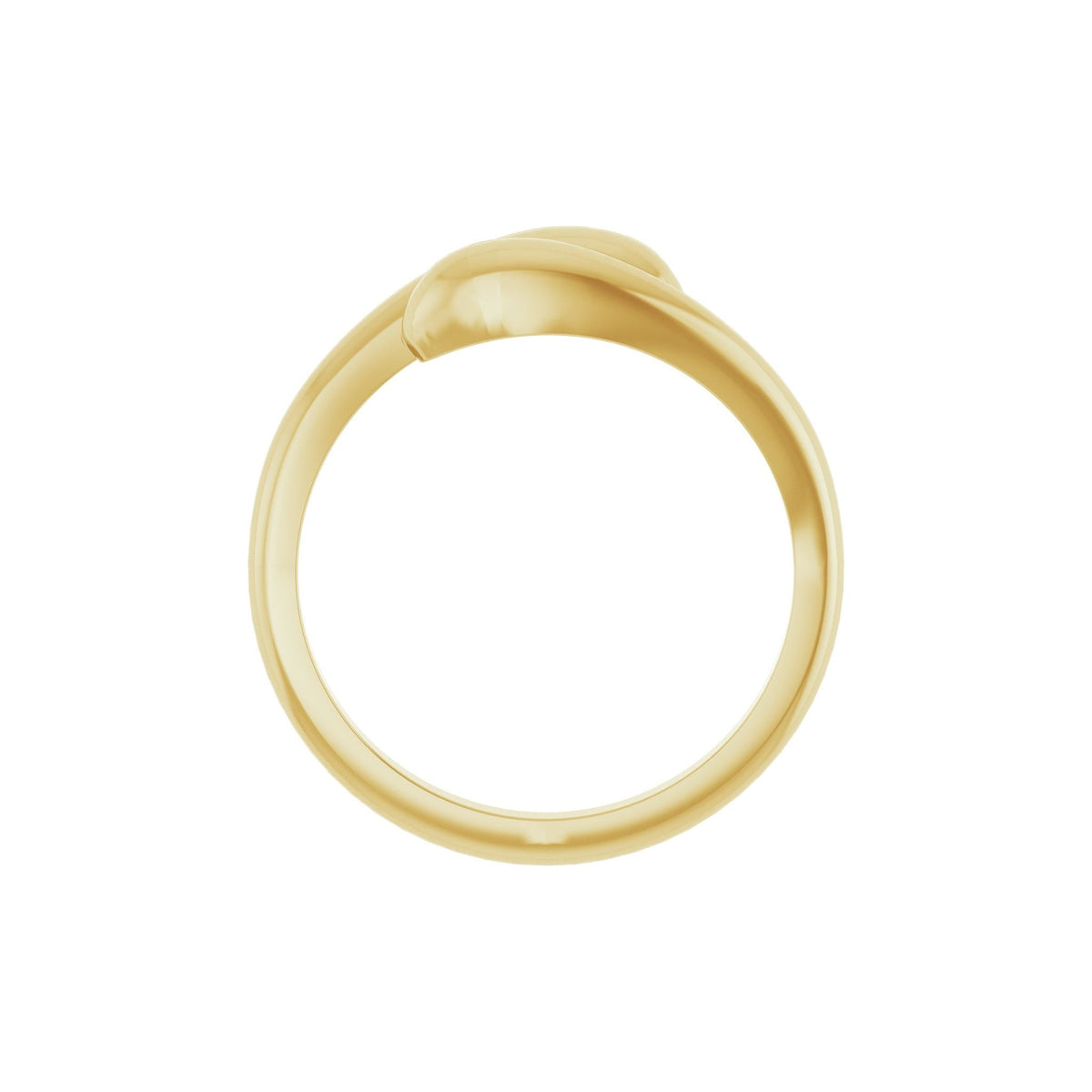 Dome Bypass Ring in 14K Gold No. 2 - 14K Yellow Gold