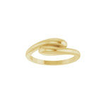 Dome Bypass Ring in 14K Gold No. 2 - 14K Yellow Gold