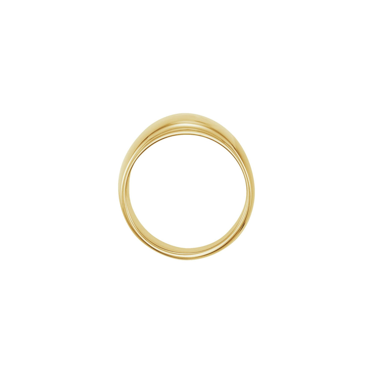 Dome Ring in 14K Gold No. 1 - 14K Yellow Gold