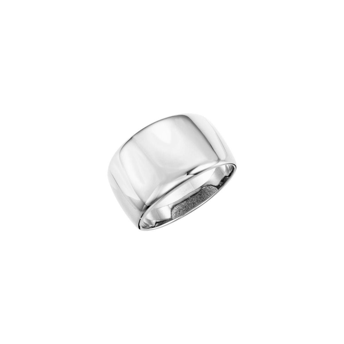 Dome Ring in 14K Gold No. 1 - 14K White Gold