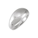 Dome Ring in 14K Gold or Platinum - Platinum