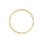 Engravable Floral Stackable Ring in 14K Gold - 14K Yellow Gold
