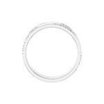 Floral Flat Band in 14K Gold, 3 mm-6 mm - 14K White Gold