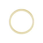 Floral Flat Band in 14K Gold, 3 mm-6 mm - 14K Yellow Gold