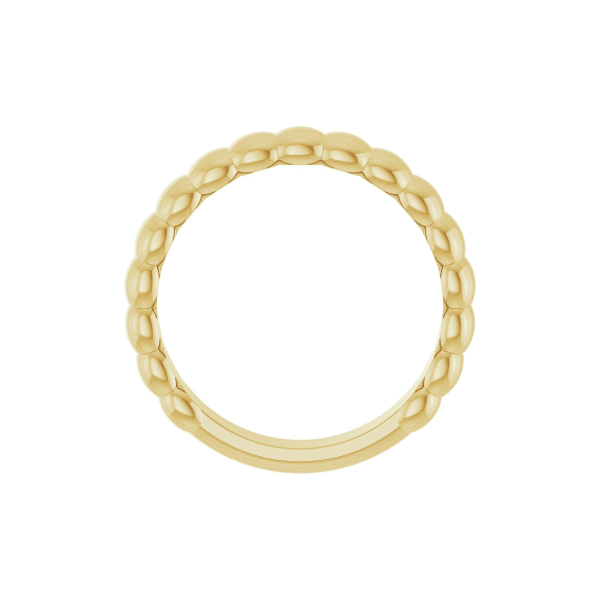 Fluted Band in 14K Gold - 14K Yellow Gold