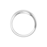 Freeform Dome Ring in 14K Gold - 14K White Gold