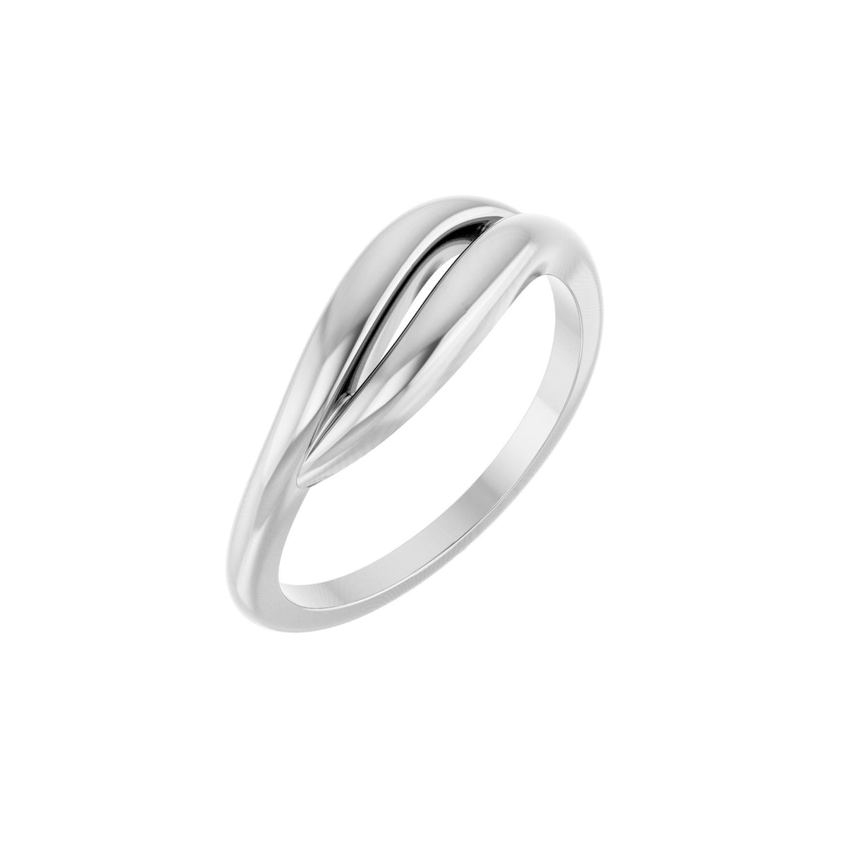 Freeform Ring in 14K Gold - 14K White Gold