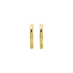 Hinged 12.5 mm Hoop Earrings in 14K Yellow Gold - 14K Yellow Gold