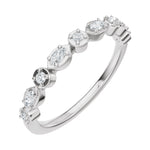 Lab-Grown Diamond Anniversary Band in 14K Gold - 14K White Gold
