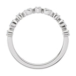 Lab-Grown Diamond Anniversary Band in 14K Gold - 14K White Gold
