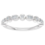 Lab-Grown Diamond Anniversary Band in 14K Gold - 14K White Gold