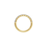 Lab-Grown Diamond Anniversary Band in 14K Gold, Straight Baguette Diamonds - 14K Yellow Gold