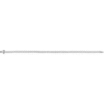 Lab-Grown Diamond Bezel-Set Bracelet in 14K Gold - 14K White Gold