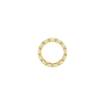 Lab-Grown Diamond Bezel-Set Eternity Band in 14K Gold - 14K Yellow Gold