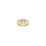 Lab-Grown Diamond Bezel-Set Eternity Band in 14K Gold - 14K Yellow Gold
