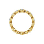Lab-Grown Diamond Bezel-Set Eternity Band in 14K Gold - 14K Yellow Gold