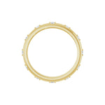 Lab-Grown Diamond Celestial Eternity Band in 14K Gold - 14K Yellow Gold