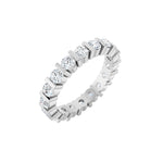 Lab-Grown Diamond Eternity Band in 14K Gold - 14K White Gold