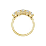 Lab-Grown Diamond Five-Stone Anniversary Band in 14K Gold - 14K Yellow Gold