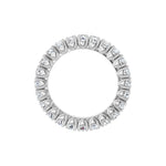 Lab-Grown Diamond Hidden Heart Eternity Band in 14K Gold - 14K White Gold