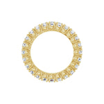 Lab-Grown Diamond Hidden Heart Eternity Band in 14K Gold - 14K Yellow Gold