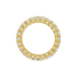 Lab-Grown Diamond Hidden Heart Eternity Band in 14K Gold - 14K Yellow Gold